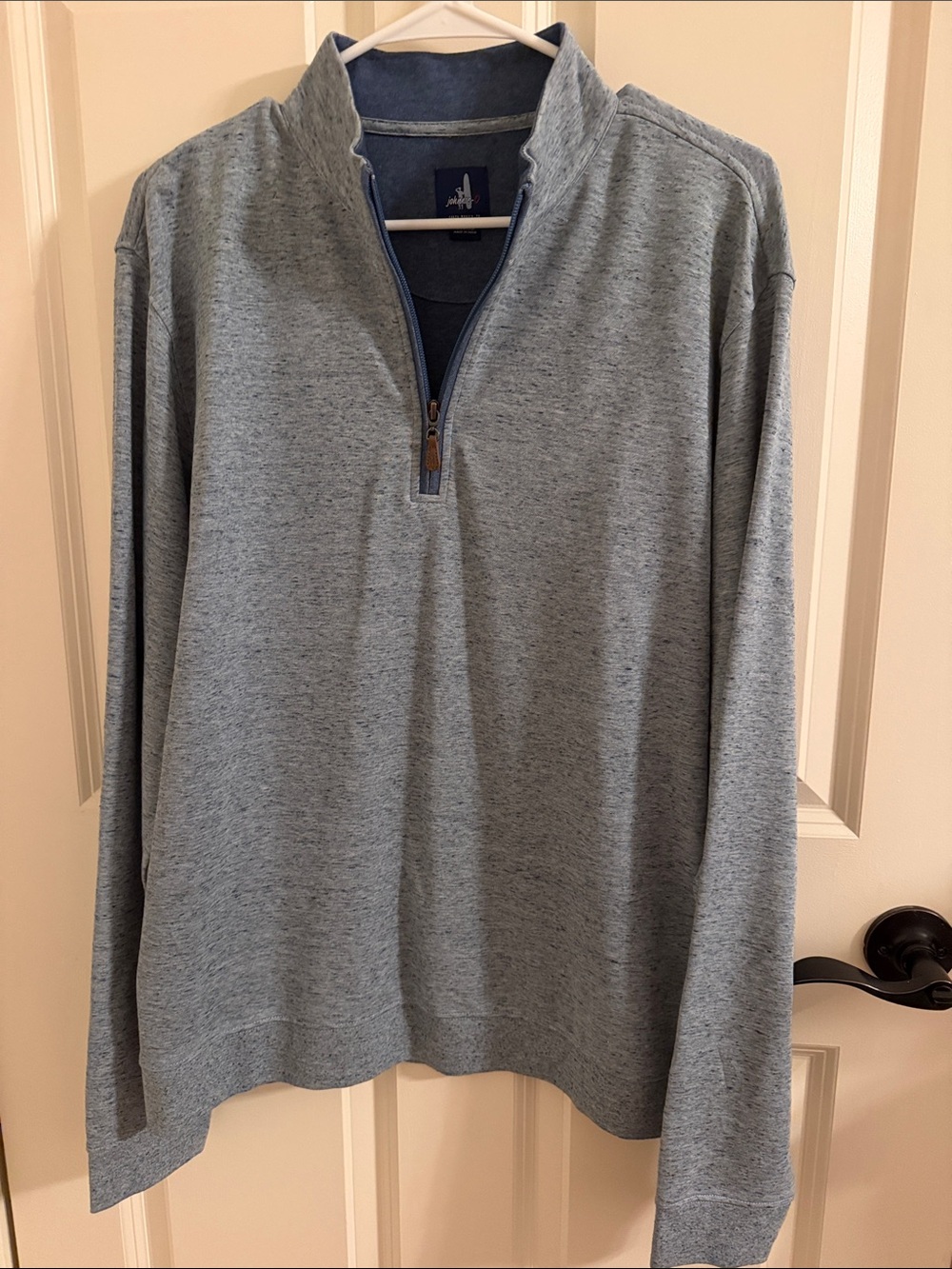 johnnie-O Light Blue Quarter-Zip Pullover
